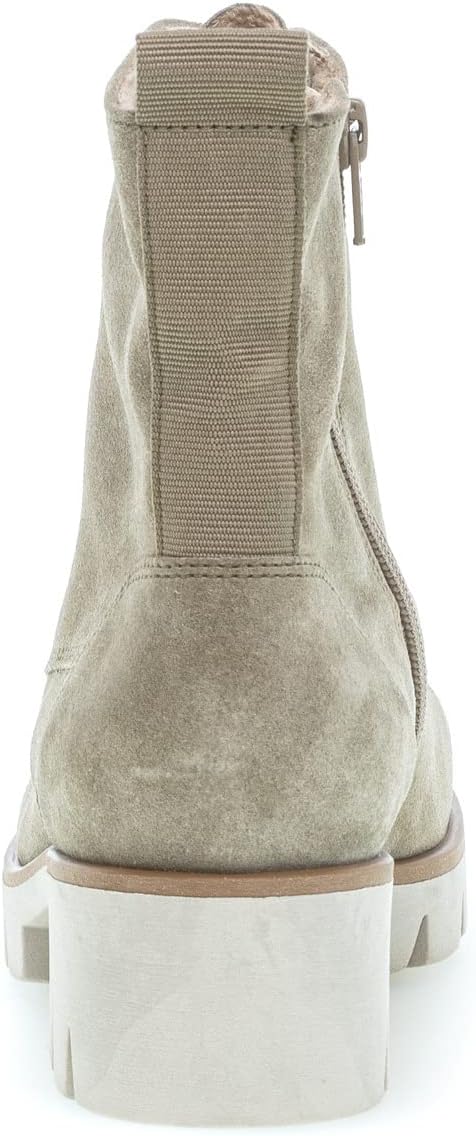 Gabor Damen Schnürstiefeletten, Frauen Schnürboots,Wechselfussbett,Best Fitting 36 EU Beige Salbei,