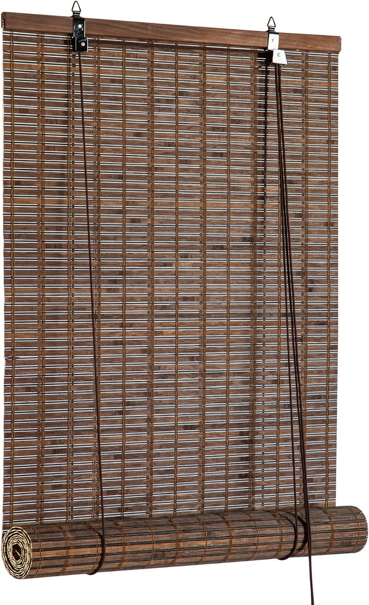 Cy.curtain bright Bambusrollo für den Innenbereich, Bambusrollo, für Türen und Fenster, Bambusvorhan