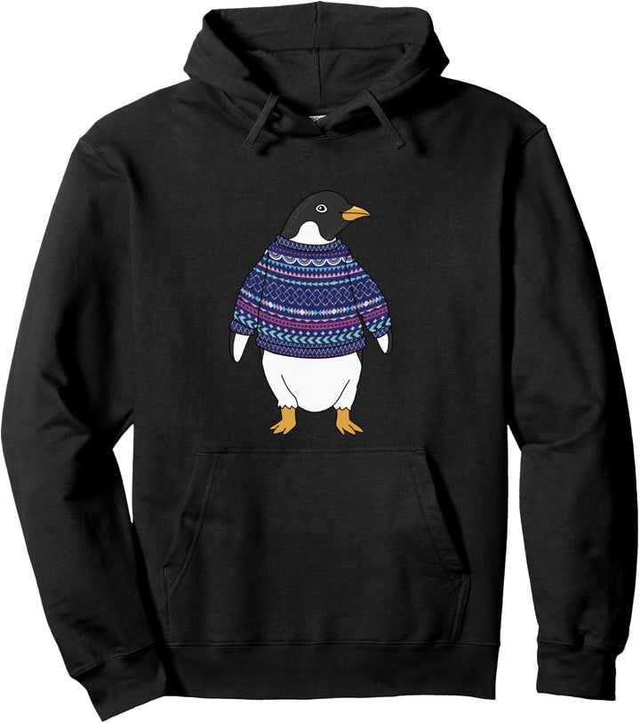Pinguin in Pullover Pinguine Geschenk Pullover Hoodie