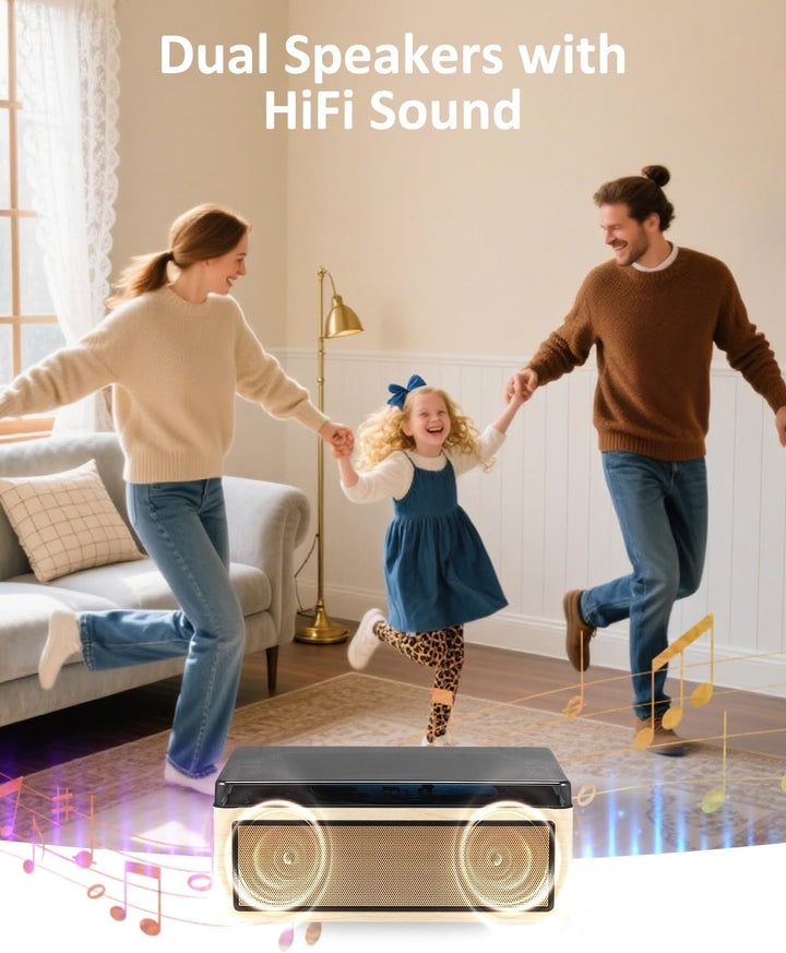 G Keni CD Player Bluetooth 5.0, Radio mit CD Player Doppel-Lautsprechern | 3000mAh Wiederaufladbarer