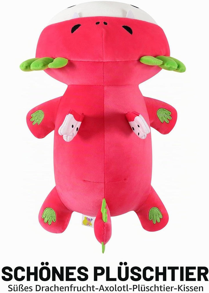 shownicer Plüschtier Axolotl Kuscheltier Stofftier Kawaii Axolotl Plüsch, Axolotl Plüschkissen Spiel