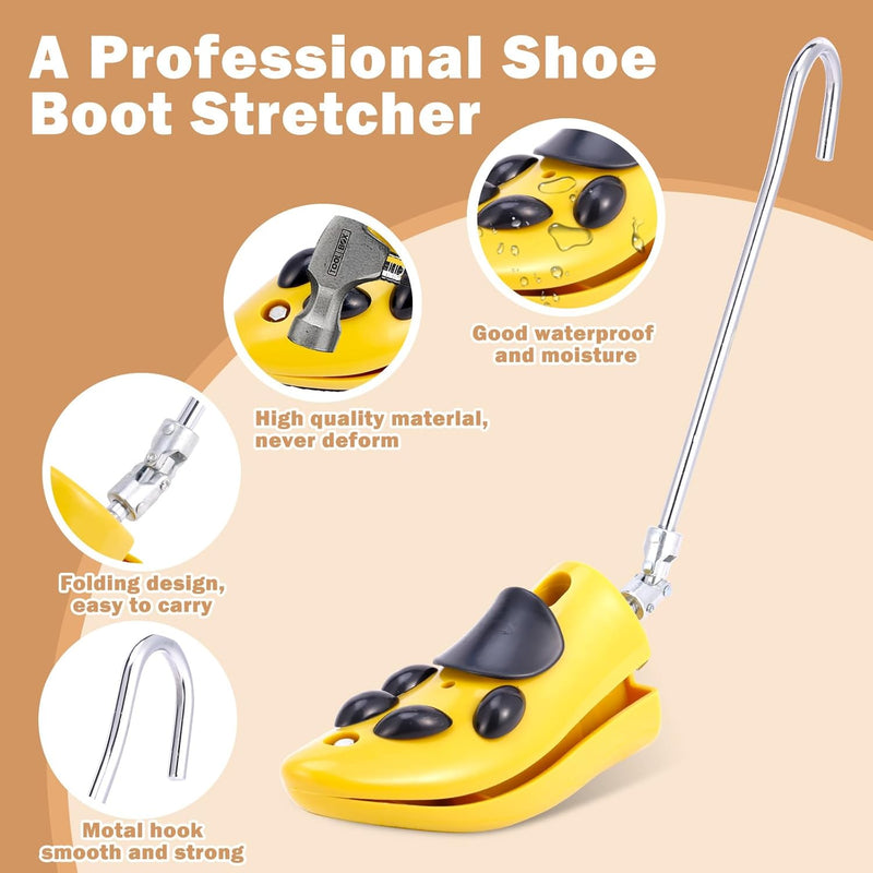 Exshoiu Schuhspanner, Schuhdehner für Stiefel, Stiefeldehner für Füsse, Ein Paar Verstellbare Schuhd