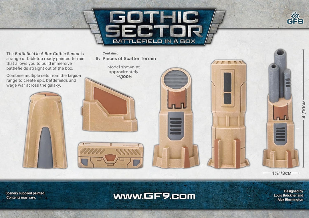 Gale Force Nine - Battlefield in A Box - United Frontier - Scatter Terrain