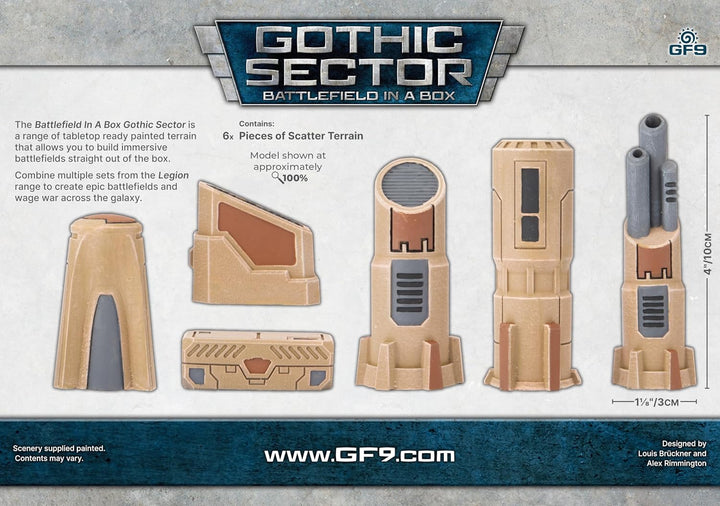 Gale Force Nine - Battlefield in A Box - United Frontier - Scatter Terrain