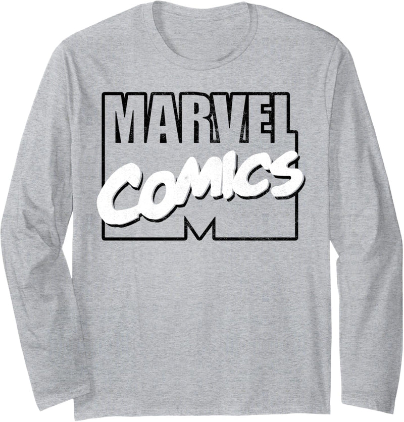 Marvel Comics Logo Langarmshirt