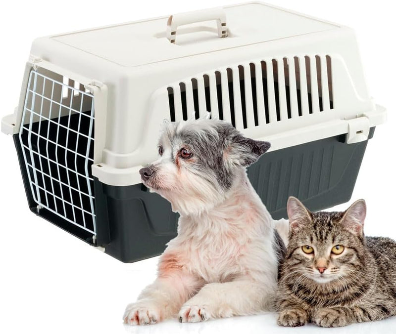 Ferplast Transportbox für Haustiere Hundebox für kleine Hunde und Katzen Atlas 20 EL, Transportbox f