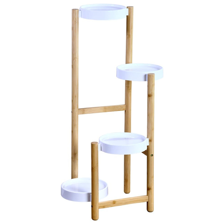Kesper | Blumenständer, Material: FSC-zertifizierter Bambus, Masse: B: 48 x H: 78 x T: 42cm, Farbe: