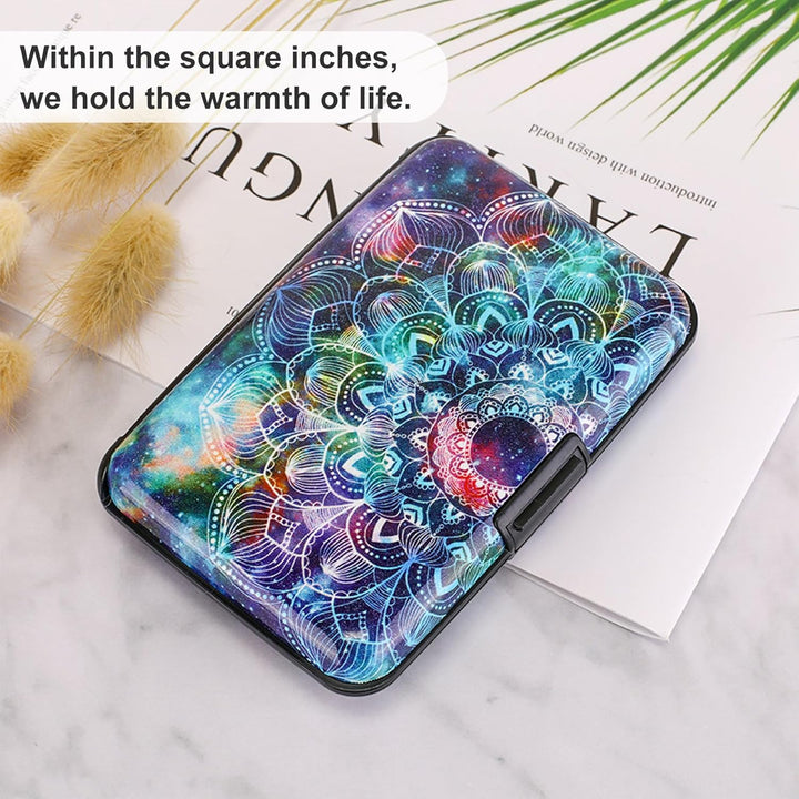 Elfish Mini RFID Aluminum Wallet Credit Cards Holder Business Card Case Metal ID Case for Men Women
