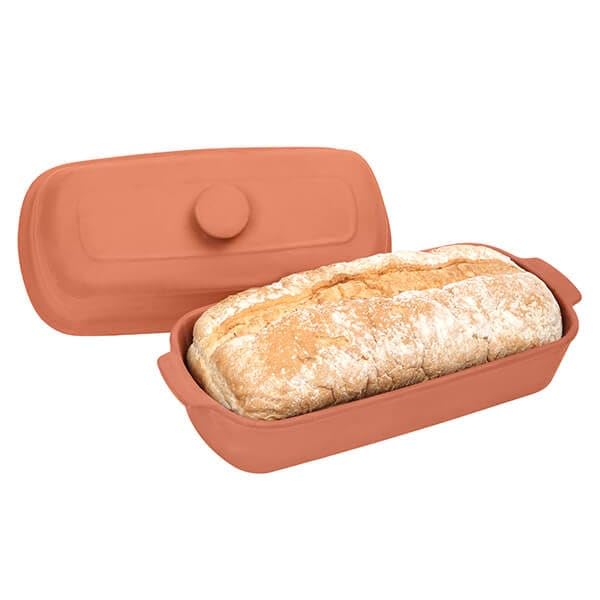 Dexam Terracotta Brotbackform mit Deckel