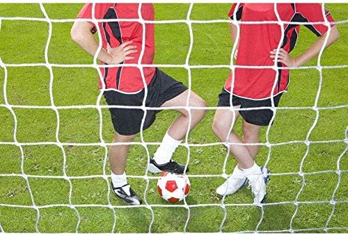 Fussballnetz Fussball Ziel Net Wetterfeste Ersatz Tornetze für Sports Football Training 24X8FT, 24X8