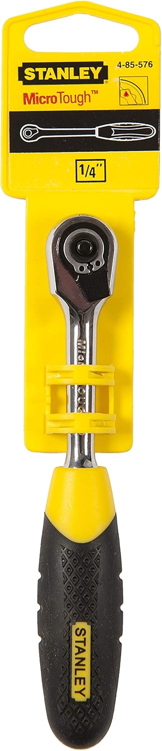 Stanley 1/4 Zoll MicroTough Umschaltknarre, 4-85-576 1/4 Inches, 1/4 Inches