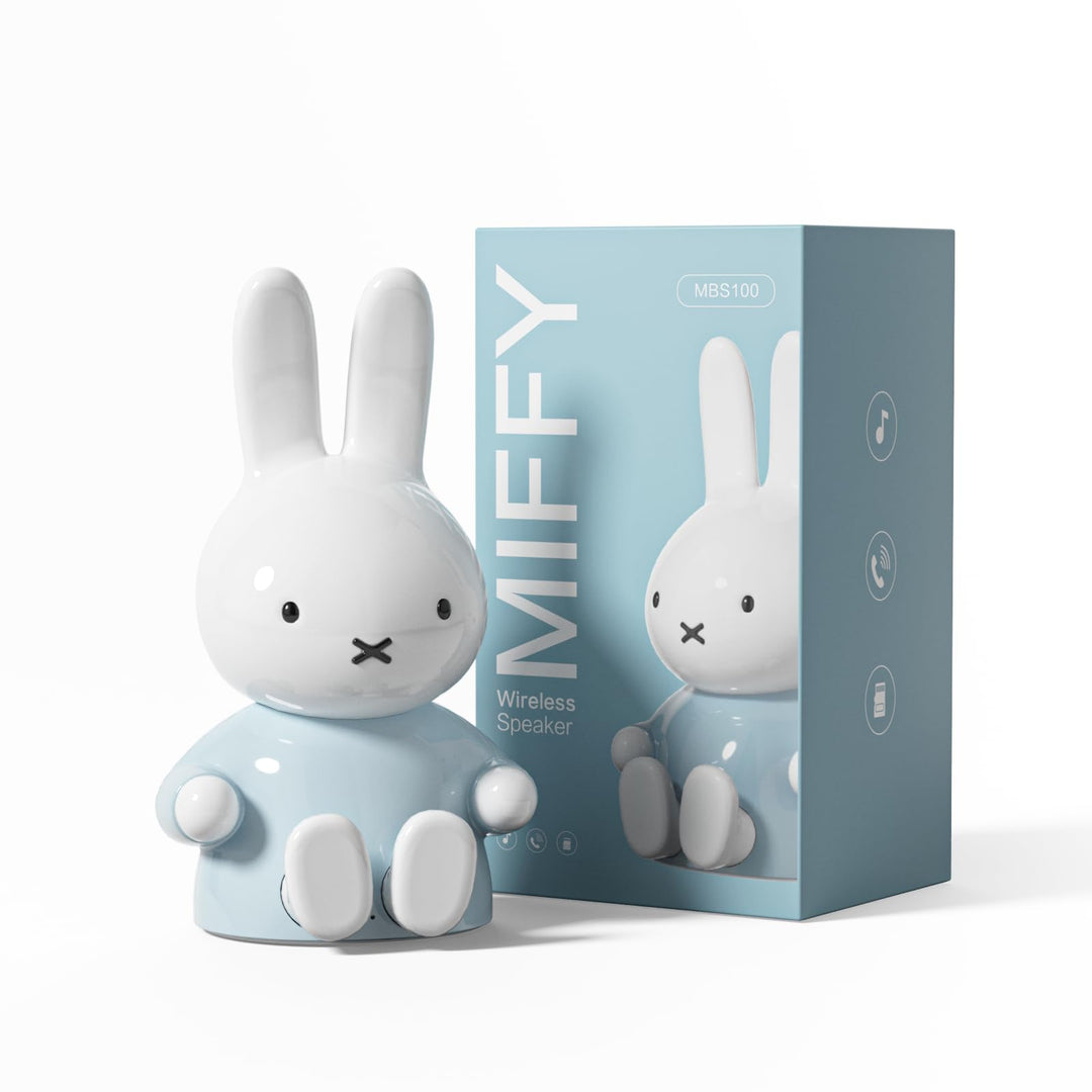 MiPow X Miffy Bluetooth-Lautsprecher, Mini-Bluetooth-Lautsprecher, kabelloser Lautsprecher, tragbare