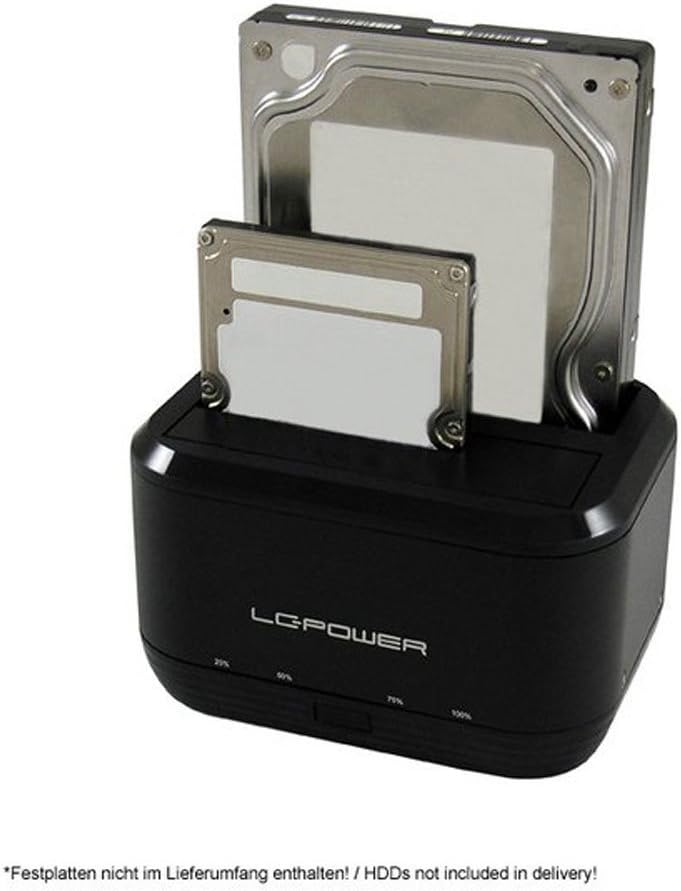 Dockingstation 2X HDD USB3 LC-Power