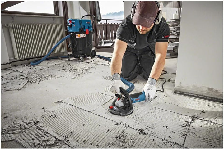 Bosch Professional Betonschleifer GBR 15 CAG (1.500 Watt, Leerlaufdrehzahl 9.300 Min-1, Diamanttopfs