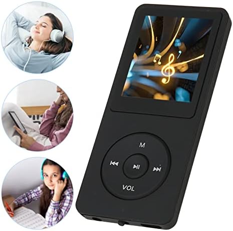 MP3-Player MP4-Player, MP3-Musik-Player mit Lautsprecher FM-Radio-Kopfhörer, Tragbarer Verlustfreier