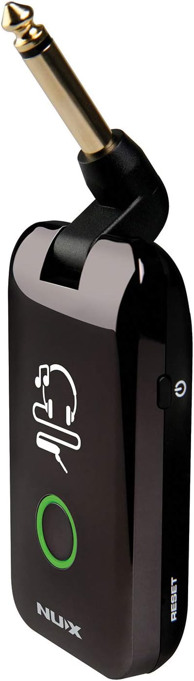 Nux Mighty Plug Silent-Play-Gerät für Gitarristen und Bassisten (mit verschiedenen Effekten, Modelin