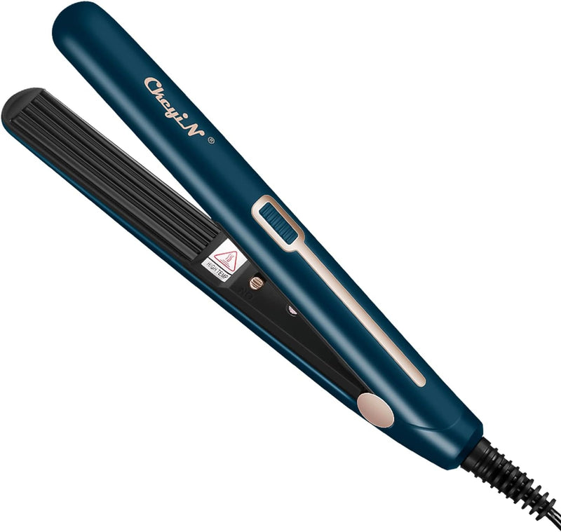 CkeyiN Kreppeisen für Haare,Mini Crepp Haareisen Keramik Welleneisen Tragbar Hair Crimper Temperatur