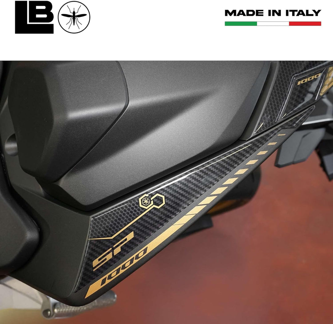 labelbike - 3D Aufkleber Motorrad Heck Schutz und Dekoration aus Harz kompatibel mit Honda Hornet 10