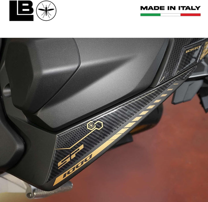 labelbike - 3D Aufkleber Motorrad Heck Schutz und Dekoration aus Harz kompatibel mit Honda Hornet 10