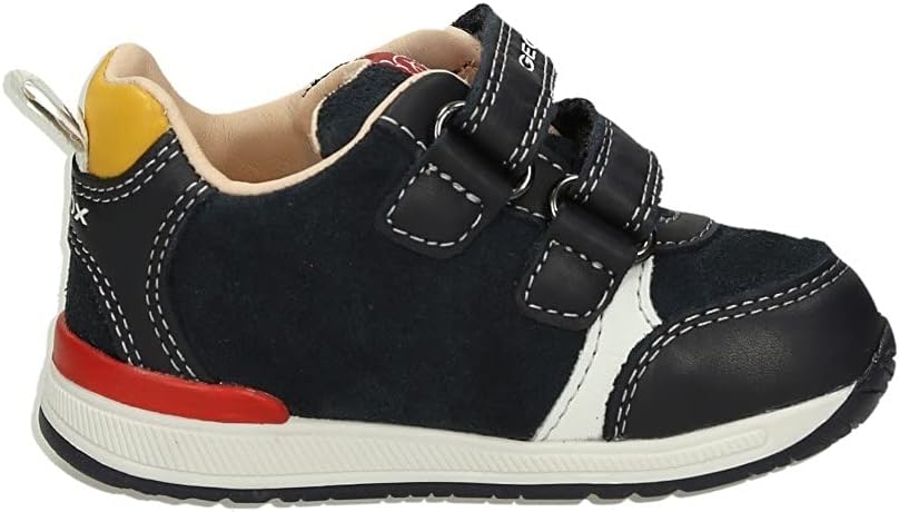 Geox Baby-Jungen B Rishon Boy B Erste Schritte 18 EU Navy White, 18 EU Navy White