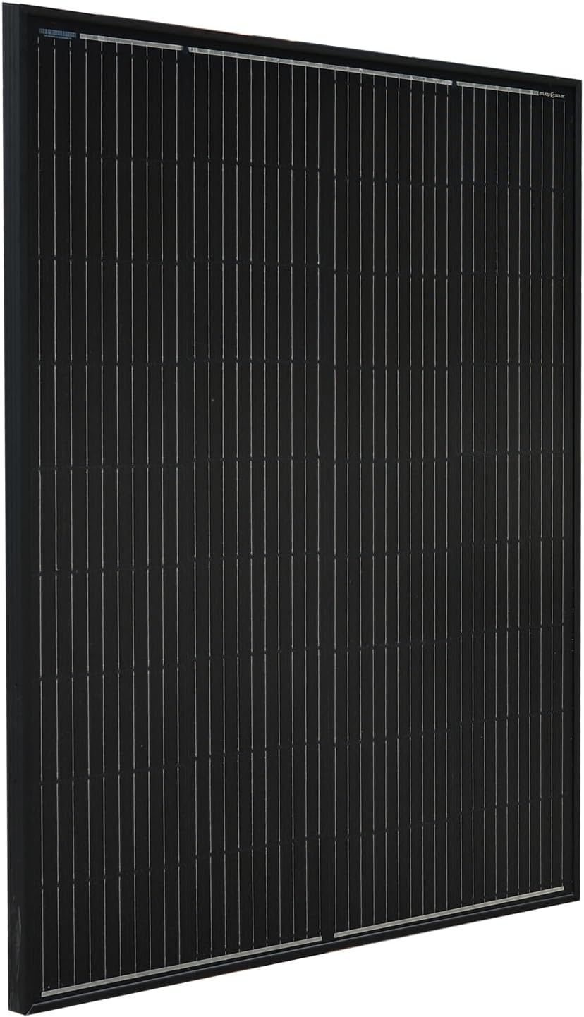 enjoy solar® Bifaziales PERC Monokristallines Solarmodul, 182mm Solarzellen, ideal für Balkonanlage,