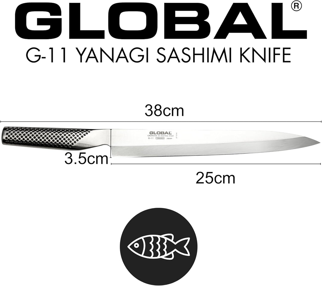 G-11 Global Fischmesser 25 cm