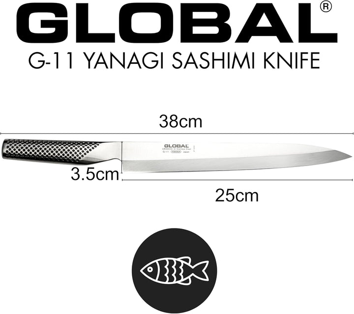 G-11 Global Fischmesser 25 cm