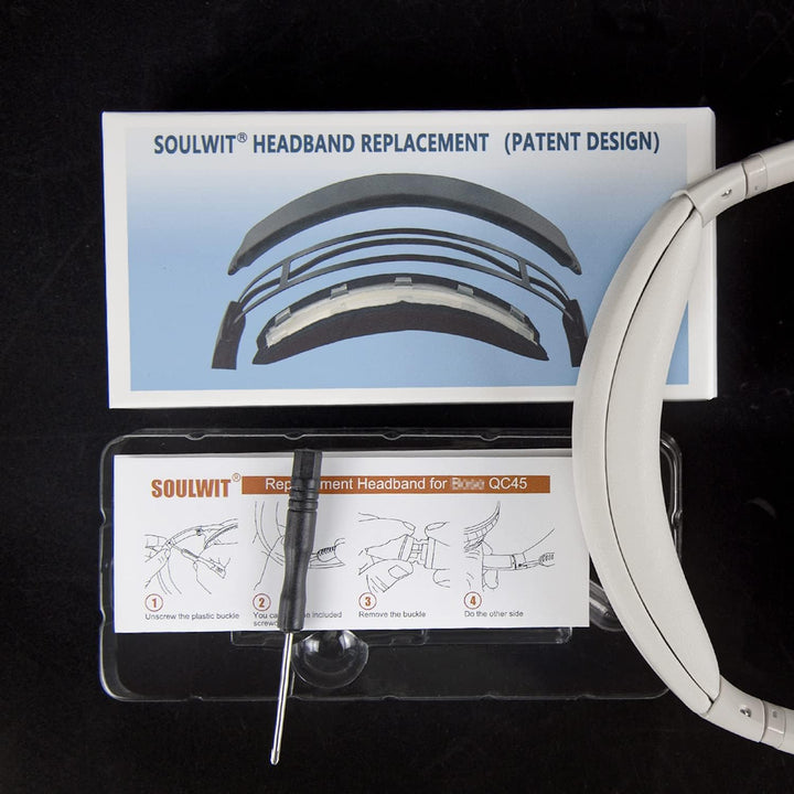 SOULWIT Ersatz Kopfband Stirnband für Bose QuietComfort 45 (QC45)/QuietComfort SE (QC SE)/New QuietC
