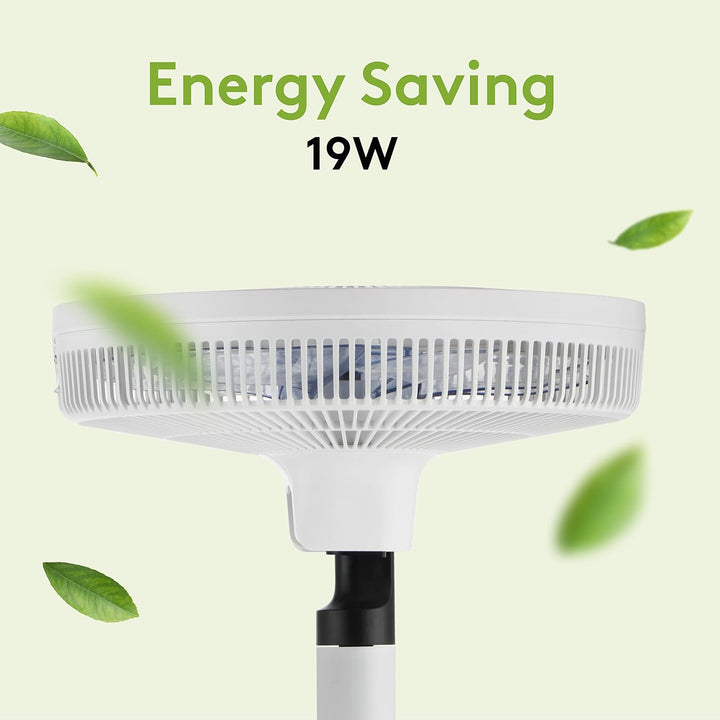 VIOLA Leiser Standventilator mit Fernbedienung, leistungsstarker digitaler Motor, geringer Stromverb