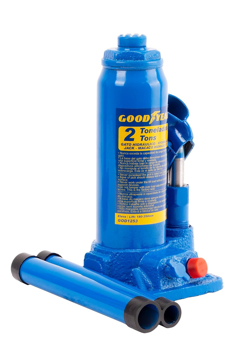 GOODYEAR GOD1253 2 Tonnen Flasche Katze STEMPELWAGENHEBER 2 TONNEN, STEMPELWAGENHEBER 2 TONNEN