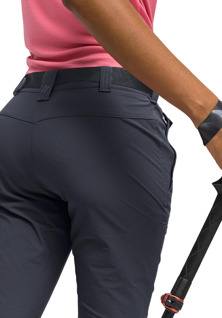 Maier Sports Inara Slim 3/4, Damen Wanderhose, Wasserabweisende Dreiviertelhose für Trekking und Hik