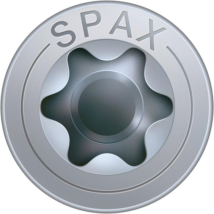 SPAX Verlegeschraube, 4,5 x 70 mm, 500 Stück, T-STAR plus, Senkkopf, Fixiergewinde, 4CUT, WIROX A3J,