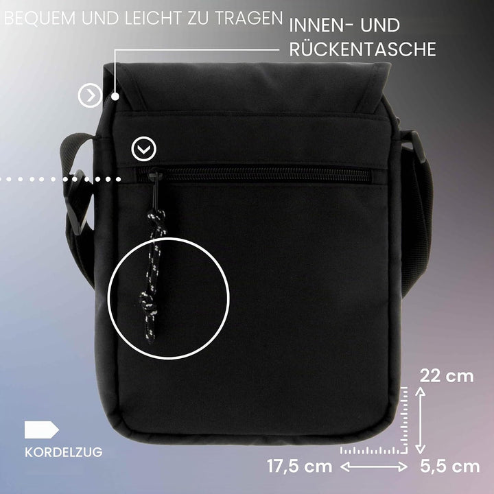 CORONEL TAPIOCCA Umhängetasche Messenger Bag Herren Schultertasche Handtasche Umhängetasche Herren S
