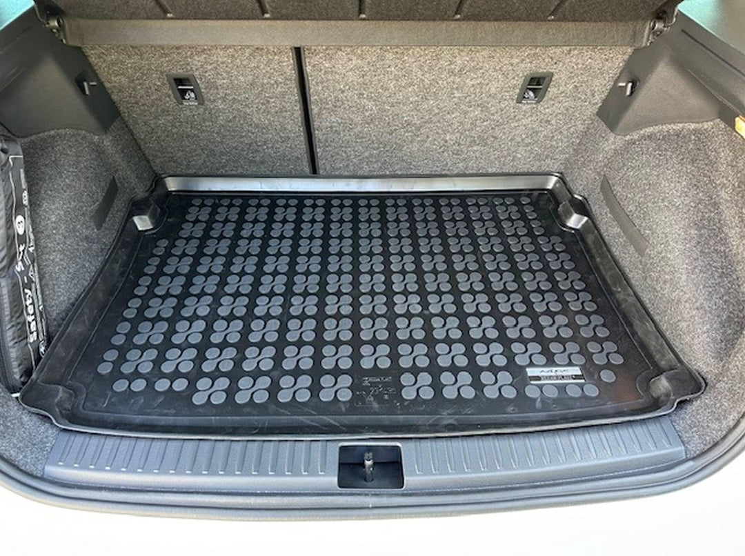 AZUGA Gummi Kofferraumwanne Premium Antirutsch passend für Seat Arona ab 2017 (Variabler Boden Oben)