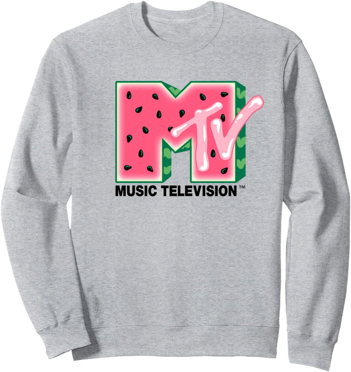MTV Watermelon Logo Fill Sweatshirt