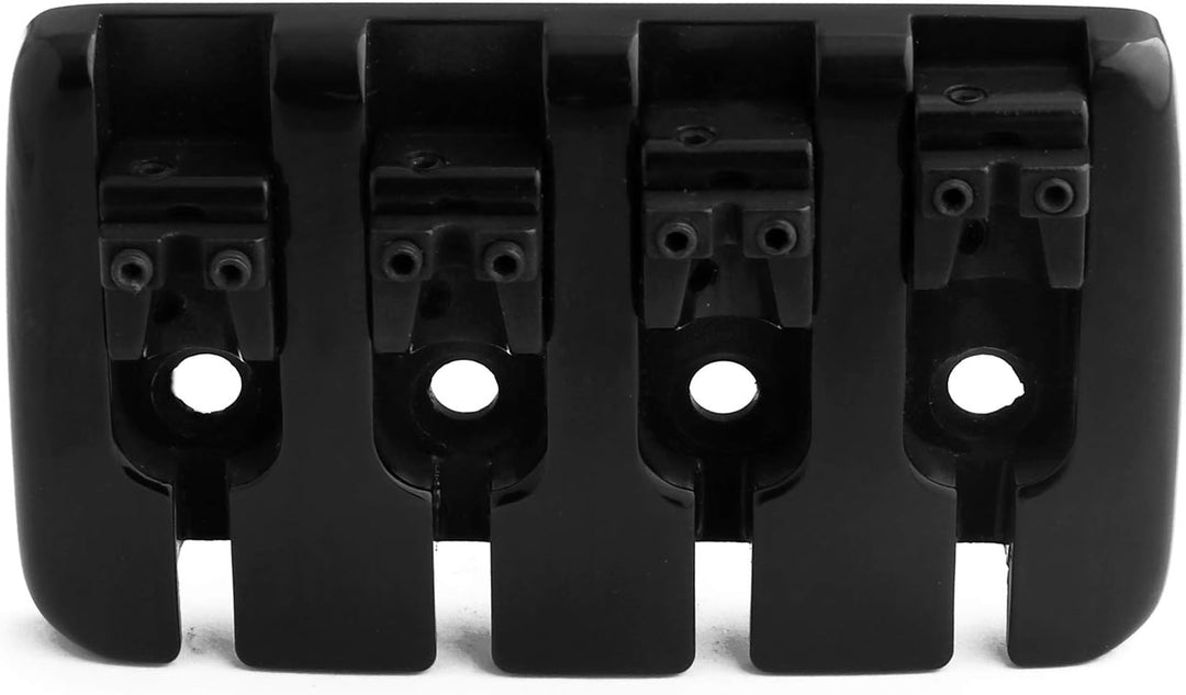 Rubatone 4 Saiten Bass Bridge A Style Top Load Saitenhalter mit Zinksätteln für E-Jazz Bass P Bass B