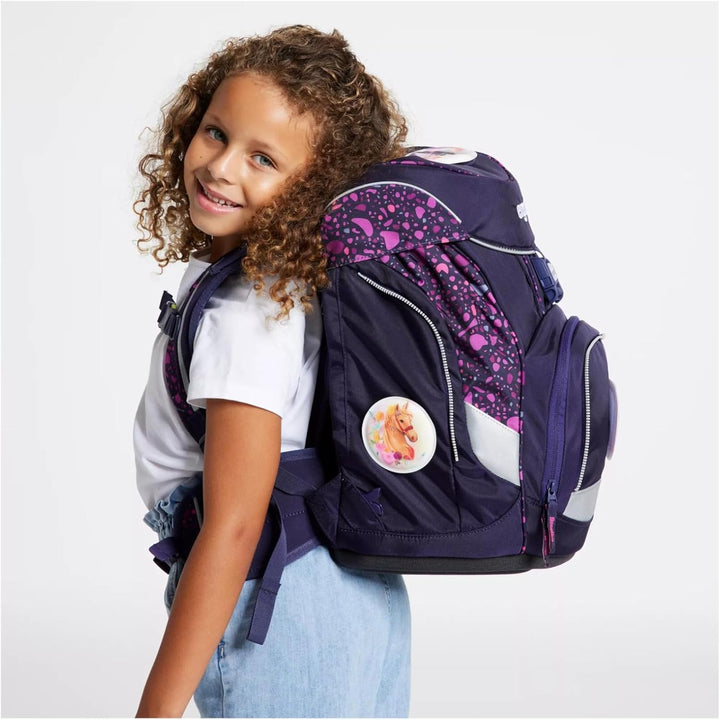 ergobag Unisex Kinder Prime School Backpack Set Rucksack Einheitsgrösse Pferdeflüstbärer -