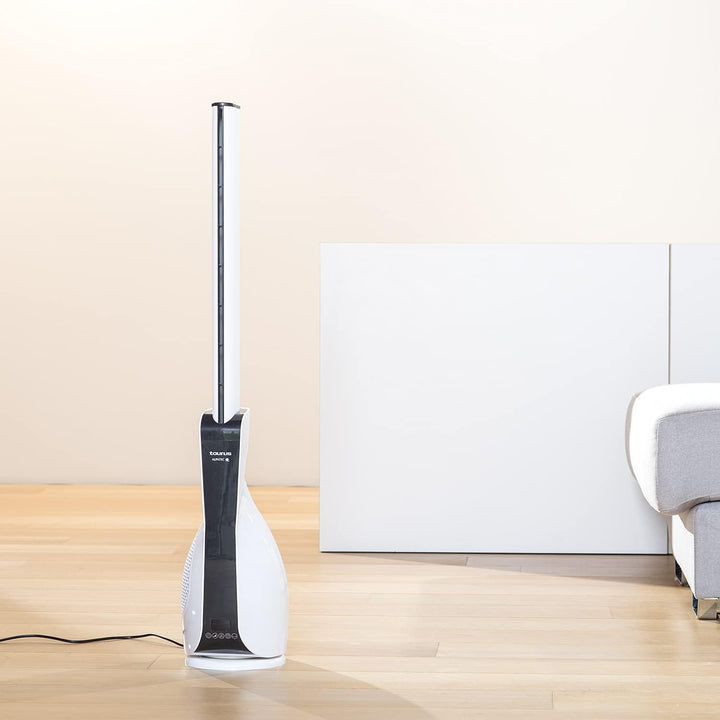 Taurus Babel Invisible Turmventilator, 101 cm, 12 Geschwindigkeiten, 3 Modi, 100 % Gleichstrom-Motor