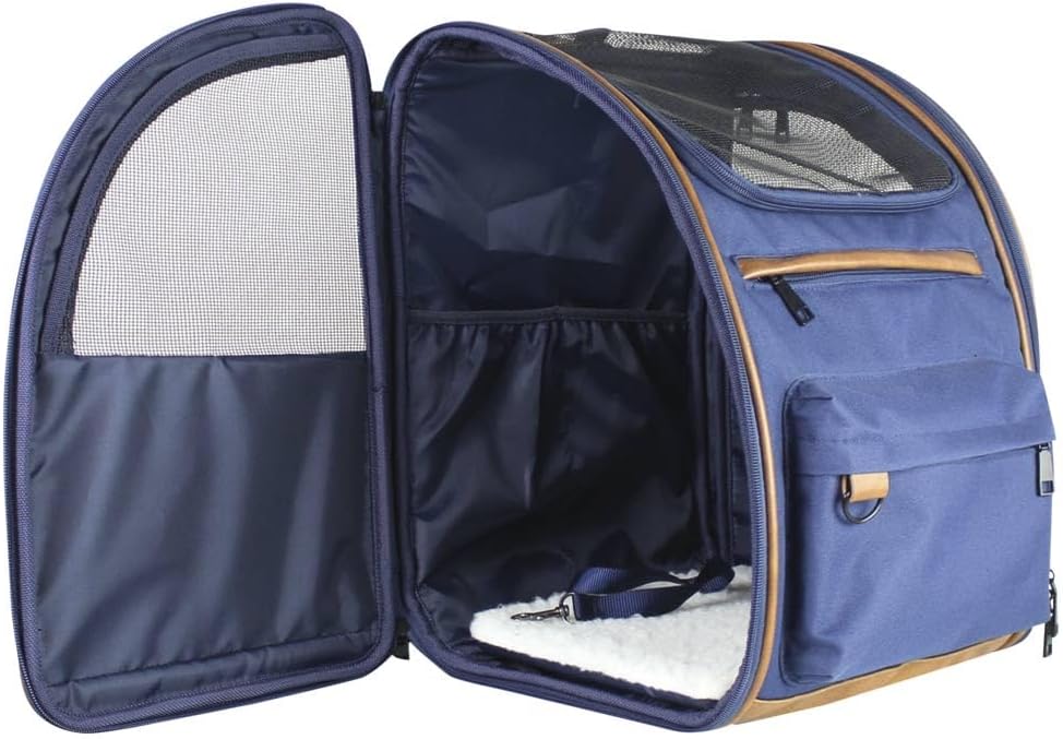 Nobby Rucksack Tomek blau; L: 43 x 20 x 28 cm, blau