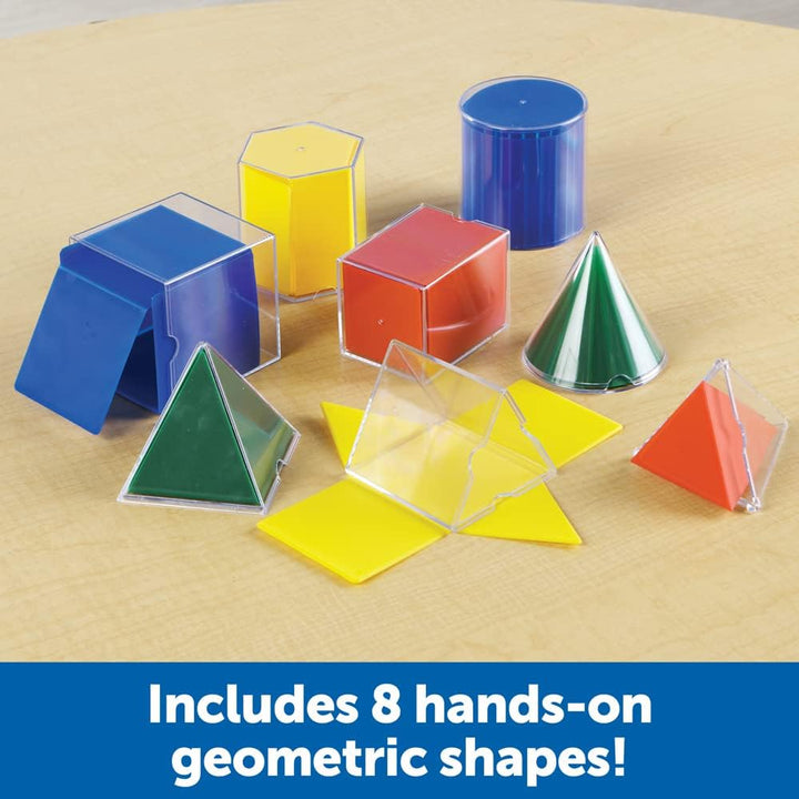Learning Resources Original Faltbare geometrische Formen (16 Stück), geometrische körper montessori