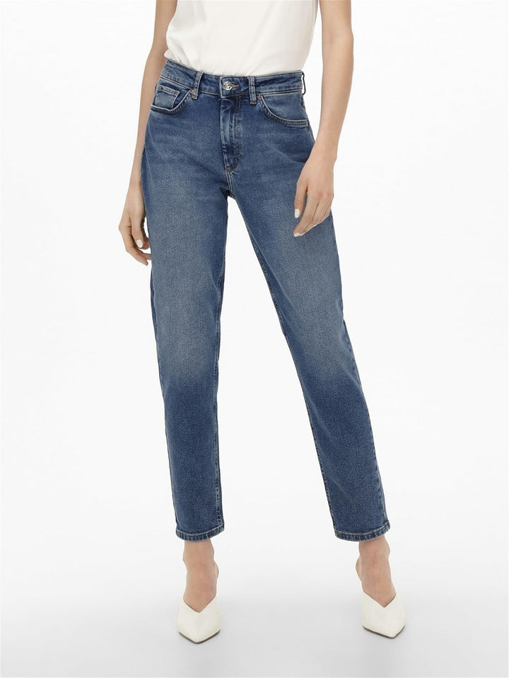 ONLY Womens Dark Blue Denim Jeans Stretch
