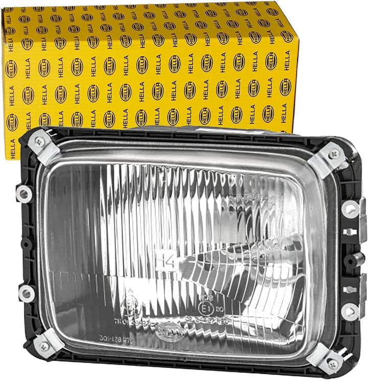HELLA 1AE 003 440-671 Halogen-Hauptscheinwerfer - links - für u.a. Mercedes-Benz T2/Ln1 Dump Truck L
