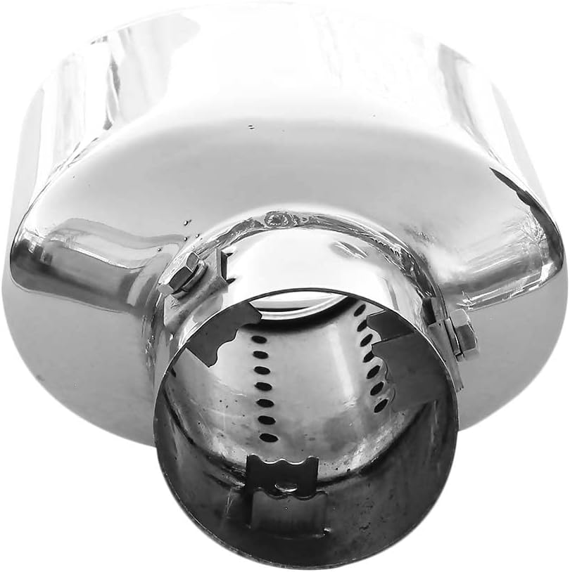 Auspuffblende Endrohr Auspuff Universell Schalldampfer Sport Oval Sportauspuff Endrohrblenden Blende