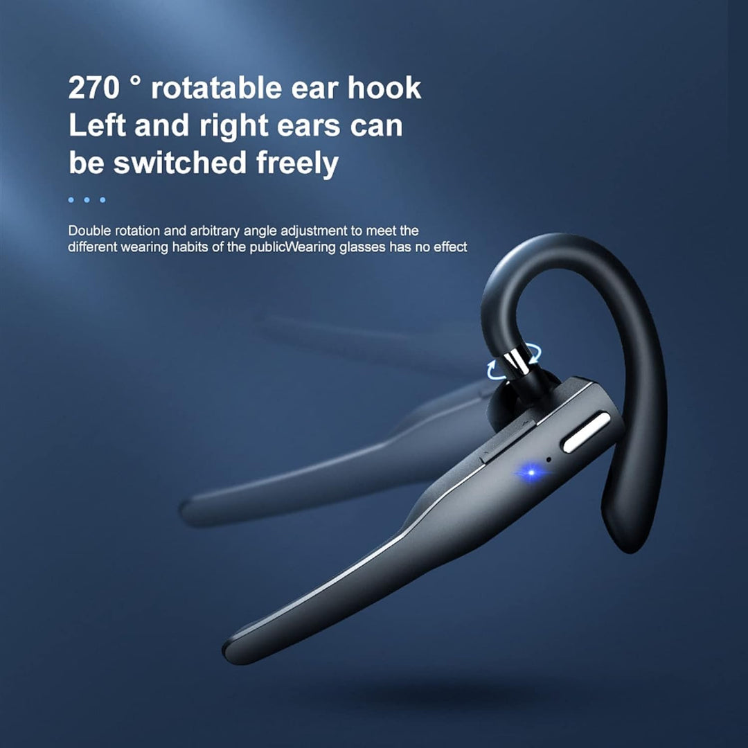 Cuifati YYK-525 Business-Headset, Kabellose Over-Ear-Kopfhörer mit Mikrofon, mit 500-mA-Ladeetui, pa