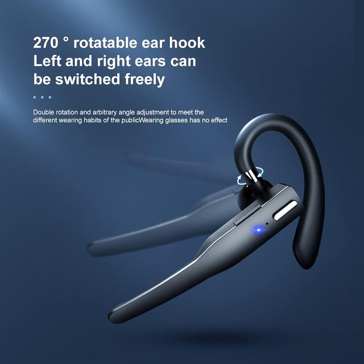 Cuifati YYK-525 Business-Headset, Kabellose Over-Ear-Kopfhörer mit Mikrofon, mit 500-mA-Ladeetui, pa