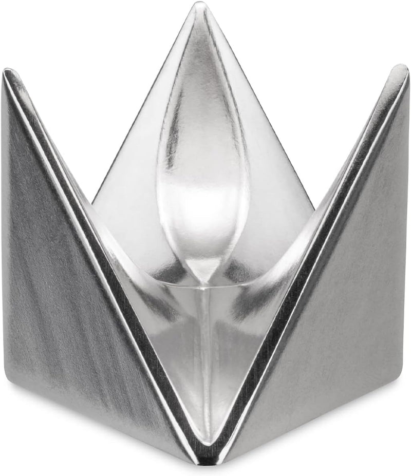 Alessi AGO01 Roost Doppel-Eierbecher - Aluminium, Silber, 4,50 x 4,50 x 4,50 cm