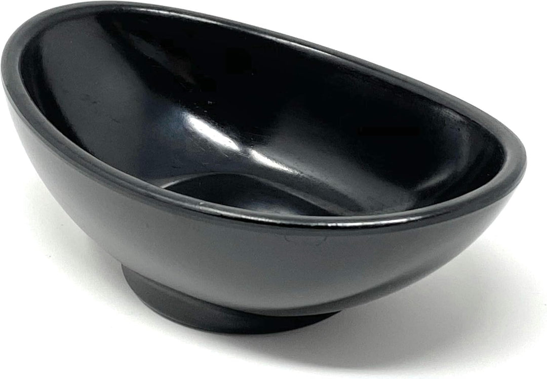 4x Dipschalen Melamin Set Schwarz 759 Snackschale Servierschale Klein Mini Saucenschälchen Soja Schw