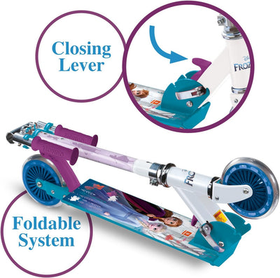 Mondo Toys - Aluminiumroller für Jungen / Mädchen FROZEN - verstellbarer Lenker - 2 Räder - 28221