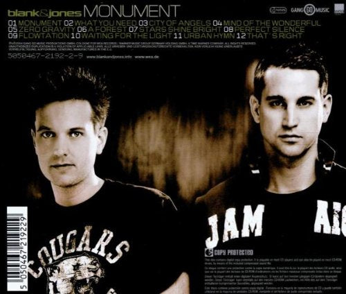 Monument, Audio-CD