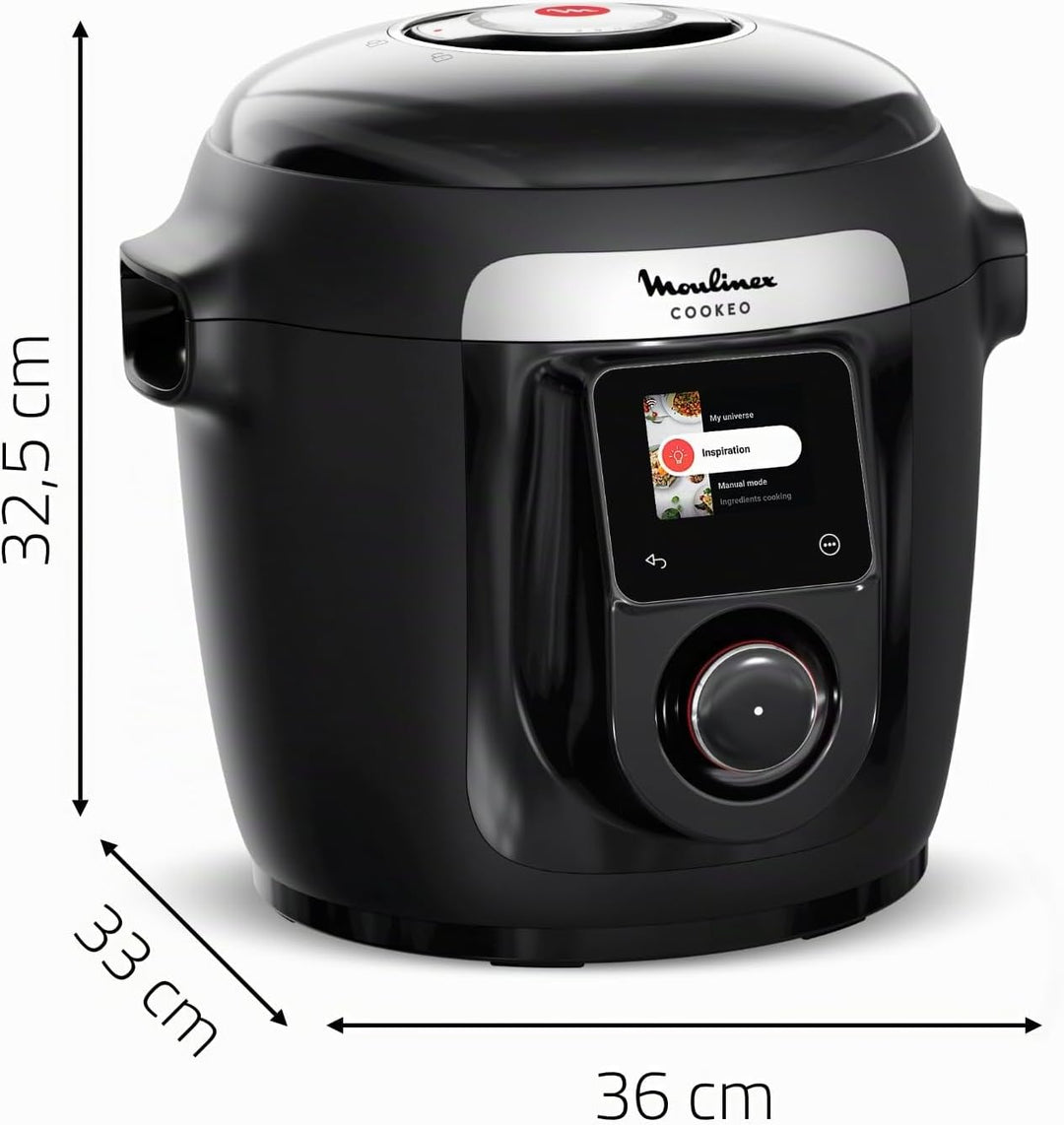 Moulinex Cookeo Wi-Fi 10-in-1 Multicooker 10-in-1 Multicooker 10 Kochmodi Druckkochen, detaillierte